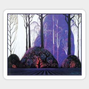 Eyvind Earle Master of the trees Sticker